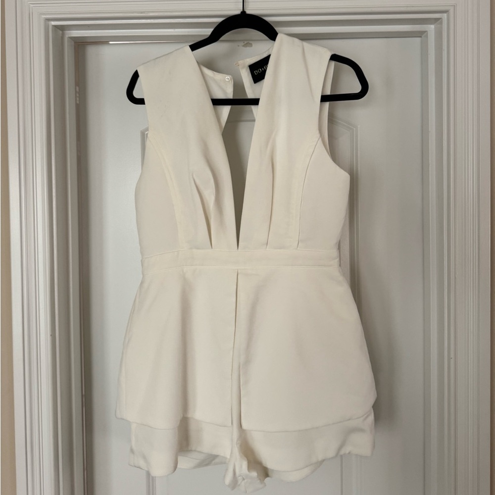 Do + Be White Romper - image 1